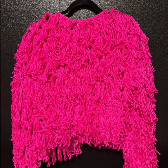 Love Sense Sweaters - Dopamine dressing fringe cardigan short